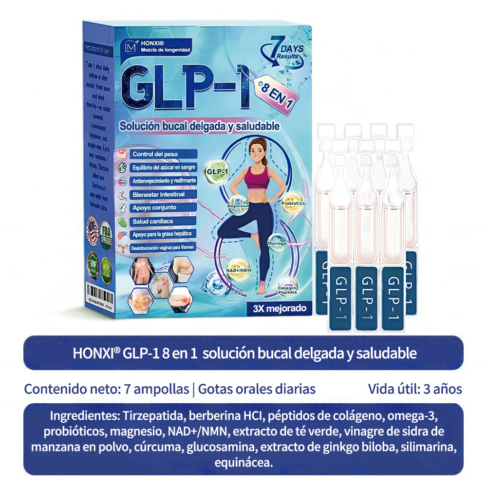 Tienda en línea de CVS | Honxi® GLP-1 Solución oral adelgazante y saludable (una vez al día, resultados visibles en 7 días) Favorece la obesidad, la salud cardiovascular, la diabetes, la apnea del sueño, la salud intestinal y los problemas articulares