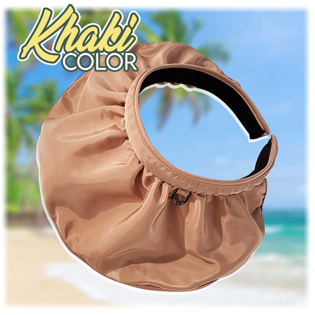 Banda para el cabello con sombrero para el sol de dos vías