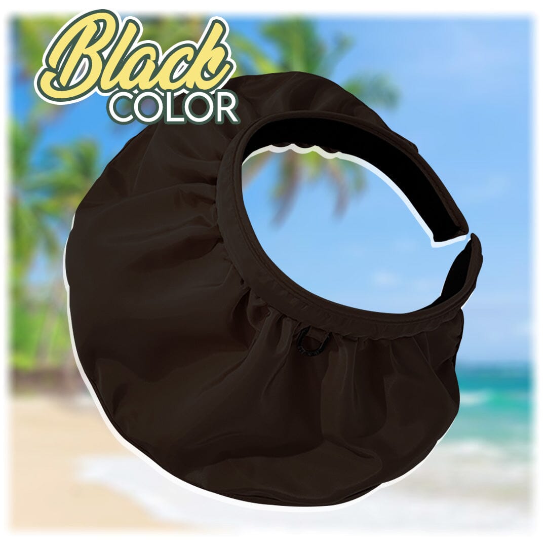 Banda para el cabello con sombrero para el sol de dos vías