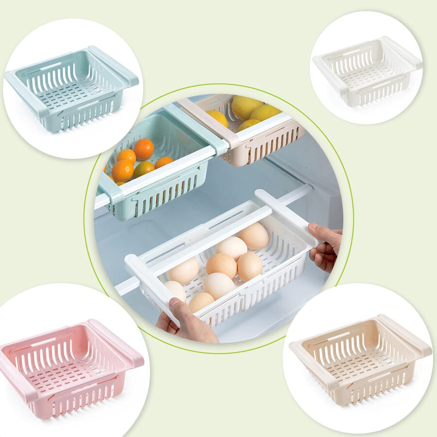 Estante de almacenamiento expandible para refrigerador
