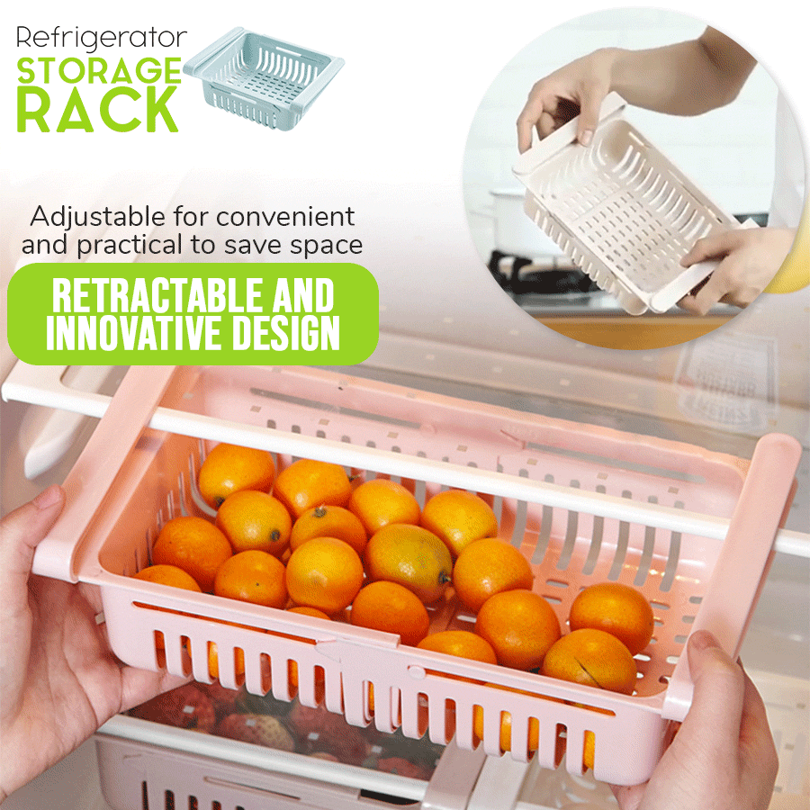 Estante de almacenamiento expandible para refrigerador