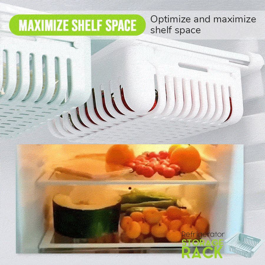 Estante de almacenamiento expandible para refrigerador